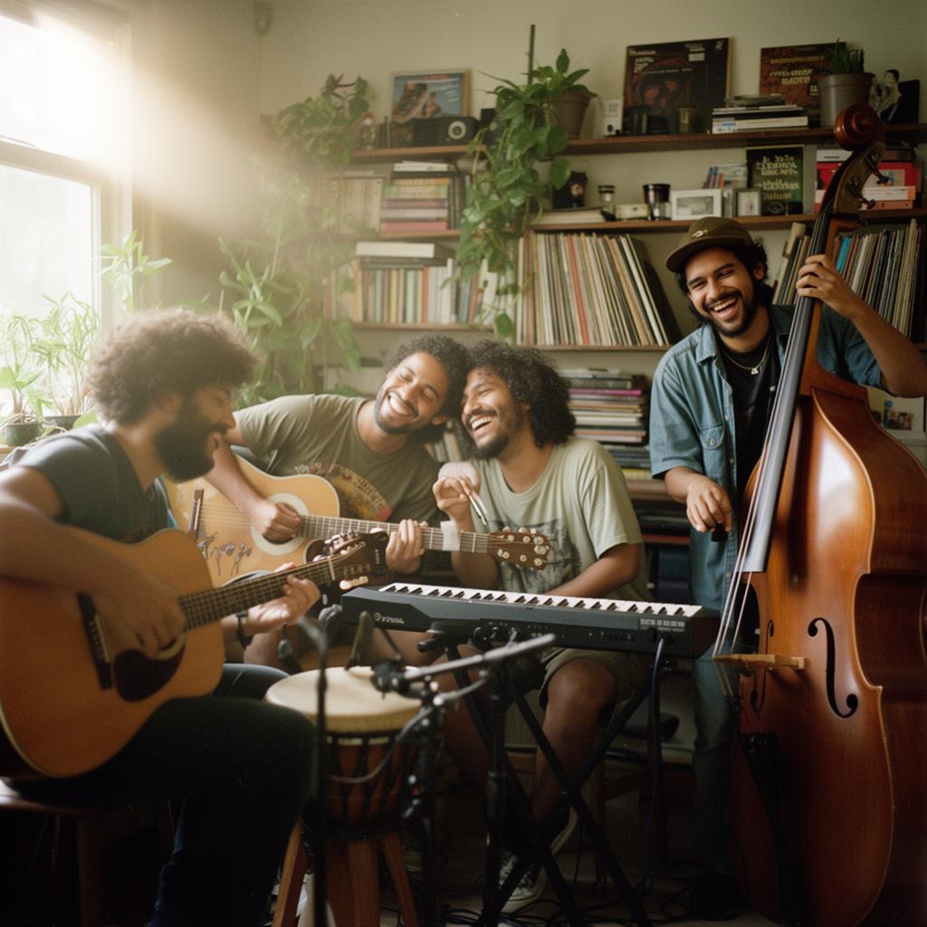 Jam session íntima no Creative Camp
